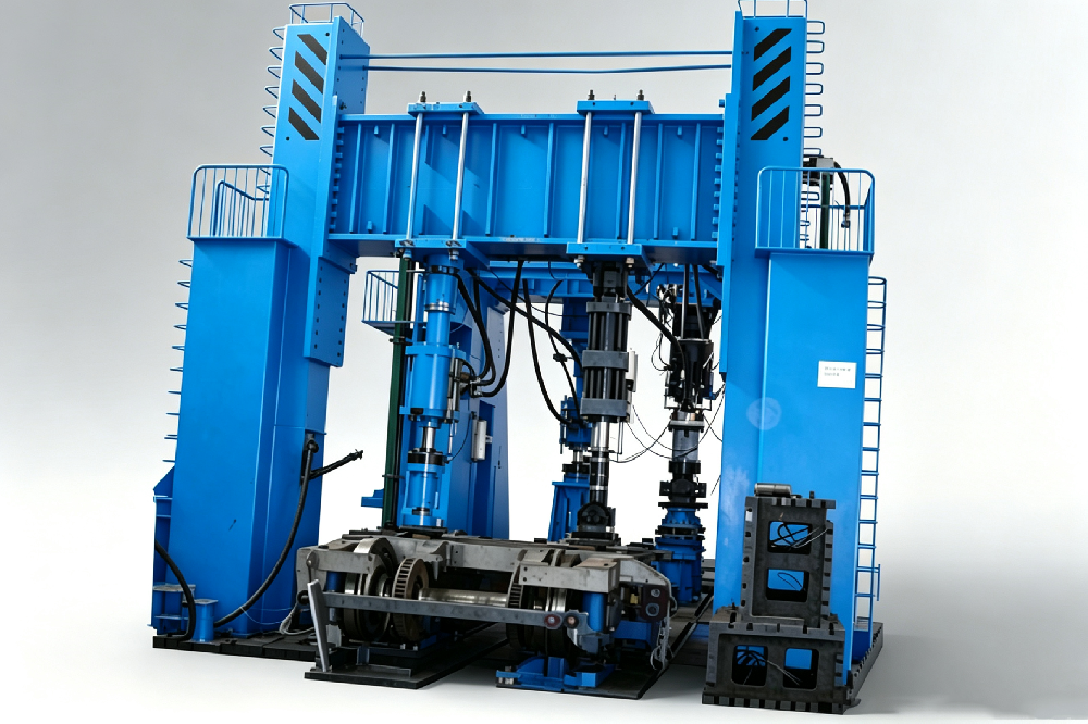 CTS-F1000多通道電液伺服機(jī)車(chē)軌道及零部件疲勞試驗(yàn)系統(tǒng)